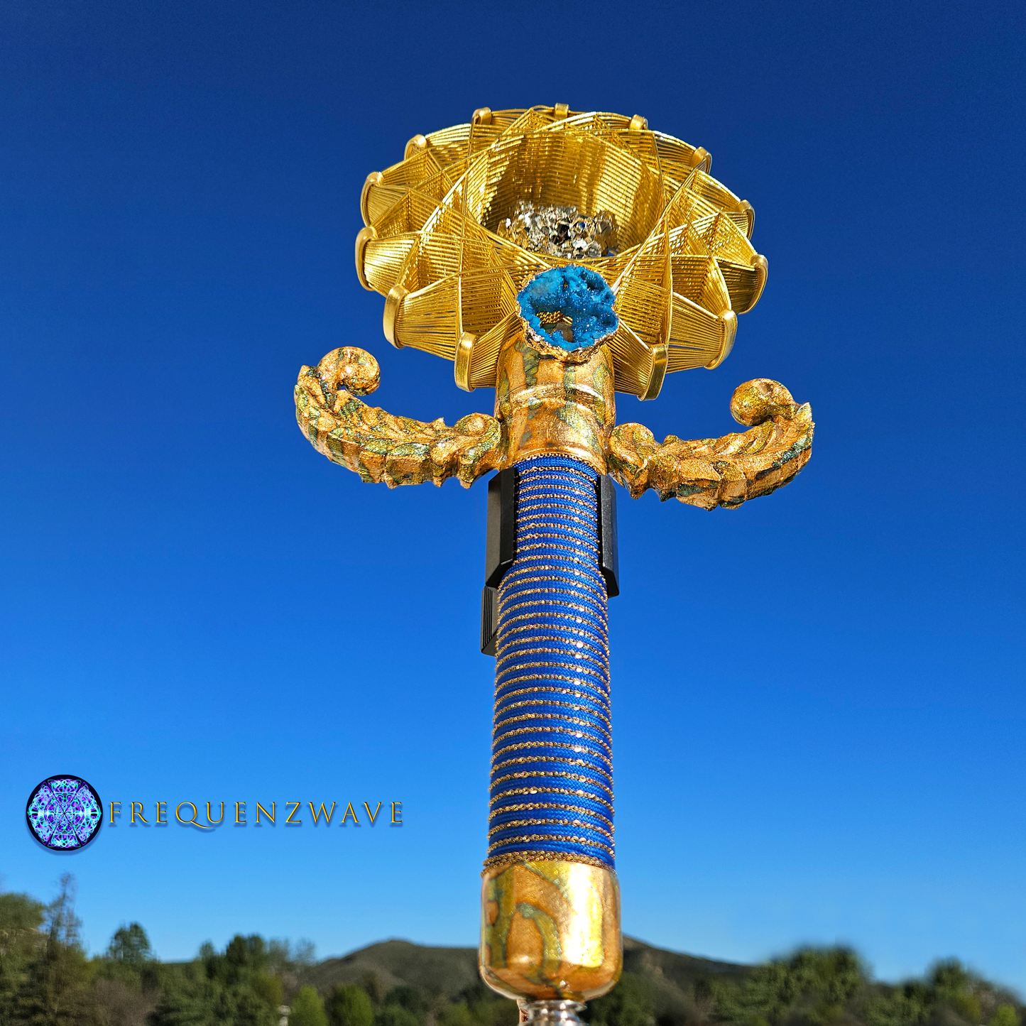 FrequenzWand Ankh- BGP Blue-Gold (Amplifier Not Included)