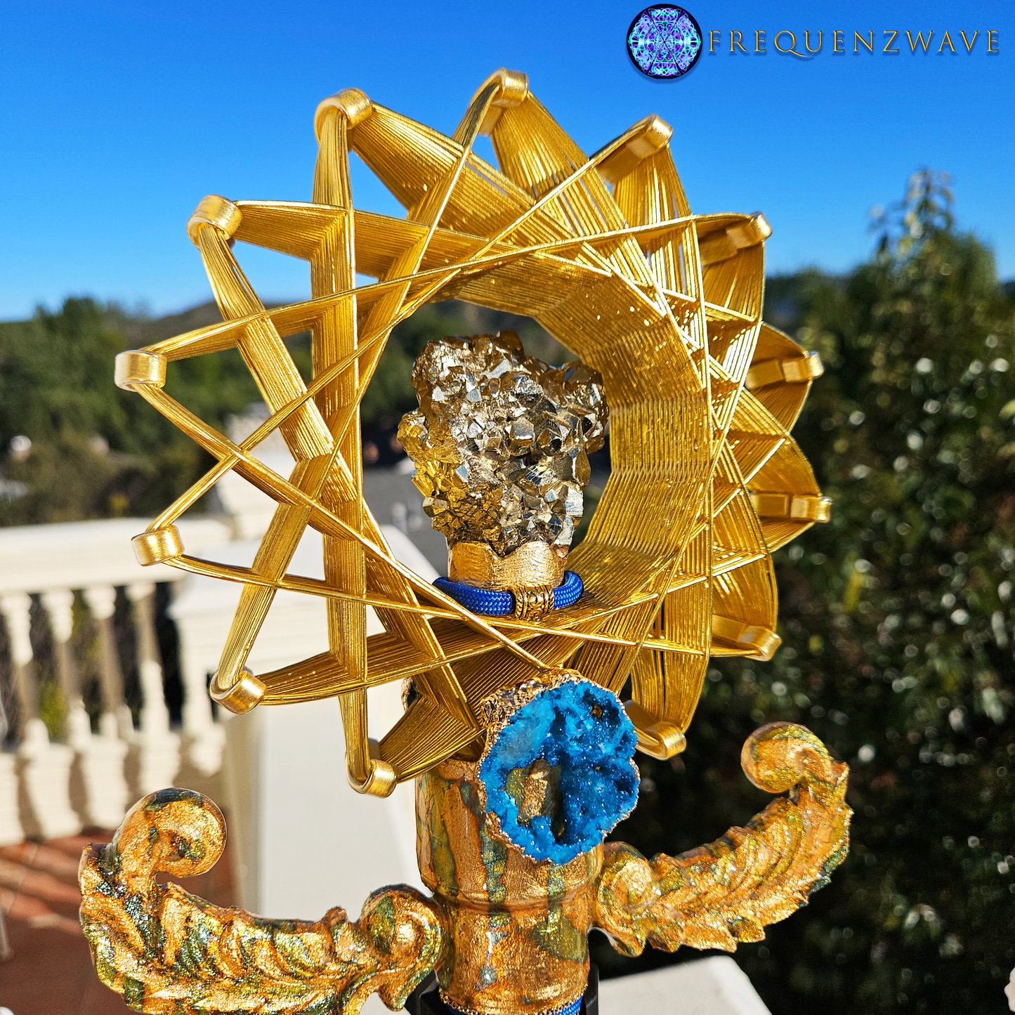 FrequenzWand Ankh- BGP Blue-Gold (Amplifier Not Included)